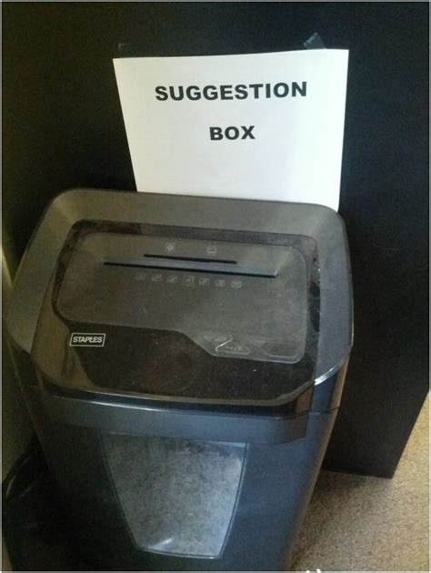 shredder suggestion box for sale